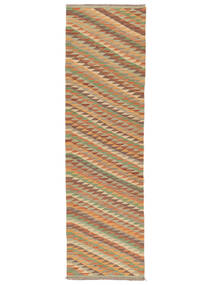 絨毯 オリエンタル キリム アフガン オールド スタイル 84X296 廊下 カーペット 茶色/オレンジ (ウール, アフガニスタン)