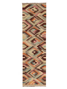  Kilim Ariana Trend Rug 82X295 Wool Brown/Orange Small Carpetvista