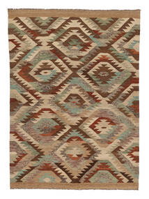145X200 Kilim Ariana Trend Rug Modern Brown/Orange (Wool, Afghanistan) Carpetvista