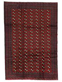 絨毯 バルーチ 225X330 ブラック/ダークレッド (ウール, アフガニスタン)