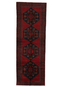 絨毯 バルーチ 150X440 廊下 カーペット ブラック/ダークレッド (ウール, アフガニスタン)