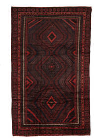  Orientalsk Beluch Teppe 210X355 Svart/Mørk Rød Ull, Afghanistan Carpetvista