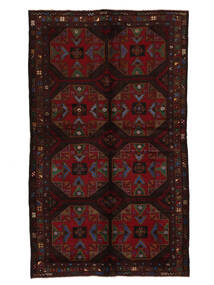 155X265 Belutsch Teppich Orientalischer Schwarz/Dunkelrot (Wolle, Afghanistan) Carpetvista