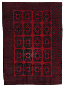 絨毯 オリエンタル バルーチ 210X290 ブラック/ダークレッド (ウール, アフガニスタン)