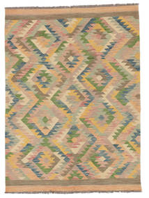 絨毯 キリム Ariana Trend 144X197 茶色/オレンジ (ウール, アフガニスタン)