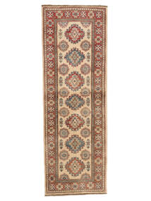 Orientalisk Kazak Fine 65X195 Hallmatta Brun/Orange Ull, Afghanistan Carpetvista