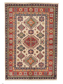 148X215 Kazak Fine Rug Oriental Dark Red/Brown (Wool, Afghanistan) Carpetvista