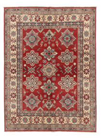 155X202 Kazak Fine Rug Oriental Dark Red/Brown (Wool, Afghanistan) Carpetvista