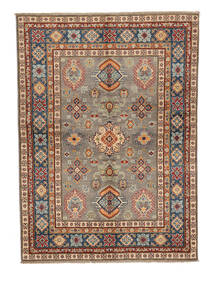 150X208 Kazak Fine Rug Oriental Brown/Dark Red (Wool, Afghanistan) Carpetvista
