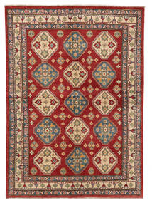  148X212 Kazak Fine Teppich Dunkelrot/Braun Afghanistan Carpetvista