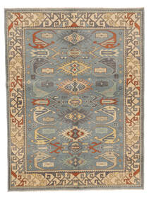  Oriental Kazak Fine Rug 147X194 Brown/Dark Grey Wool, Afghanistan Carpetvista