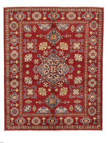 154X195 Tapete Kazak Fine Oriental Vermelho Escuro/Castanho (Lã, Afeganistão) Carpetvista