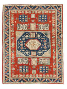  Kazak Fine Rug 147X198 Wool Dark Red/Orange Small Carpetvista