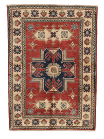 143X205 Tapete Kazak Fine Oriental Castanho/Vermelho Escuro (Lã, Afeganistão) Carpetvista