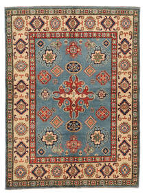 Kazak Fine Teppich 154X210 Dunkeltürkis/Dunkelrot Wolle, Afghanistan Carpetvista