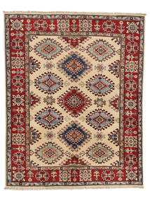  Kazak Fine Rug 158X197 Wool Dark Red/Black Small Carpetvista