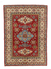Kazak Fine Teppich 152X213 Dunkelrot/Braun Wolle, Afghanistan Carpetvista