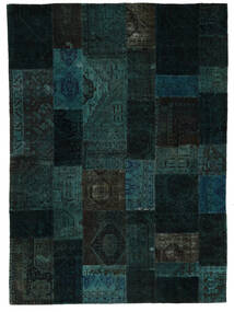  Patchwork Rug 253X350 Black Carpetvista