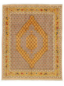  Mongolian Kazak Fine Rug 248X305 Wool Brown/Orange Large Carpetvista