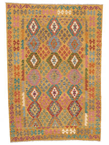  197X285 Kilim Afghan Old Style Rug Wool, 