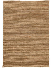  100X160 Jute Ribbed Bege Pequeno Tapete
