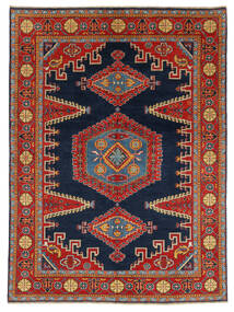 166X225 Dywan Orientalny Kazak Fine Ciemnoczerwony/Czarny (Wełna, Afganistan) Carpetvista