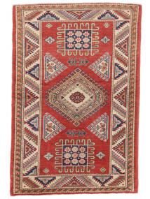  Kazak Fine Rug 90X137 Wool Brown/Dark Red Small Carpetvista