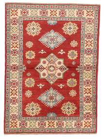 103X146 Kazak Fine Rug Oriental Dark Red/Brown (Wool, Afghanistan) Carpetvista