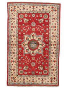 90X146 Kazak Fine Teppich Orientalischer Dunkelrot/Braun (Wolle, Afghanistan) Carpetvista