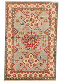  101X153 Kazak Fine Rug Orange/Brown Afghanistan Carpetvista