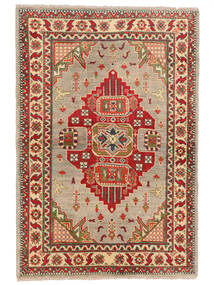 99X147 Kazak Fine Teppich Orientalischer Orange/Braun (Wolle, Afghanistan) Carpetvista