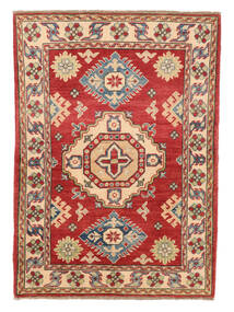  Kazak Fine Rug 85X118 Wool Dark Red/Brown Small Carpetvista