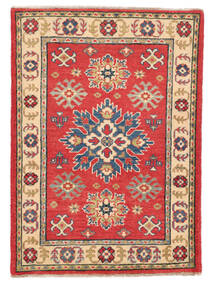 85X117 絨毯 オリエンタル カザック Fine ダークレッド/オレンジ (ウール, アフガニスタン) Carpetvista