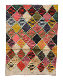 125X170 Moroccan Berber - Afghanistan Rug Modern Brown/Black (Wool, Afghanistan) Carpetvista