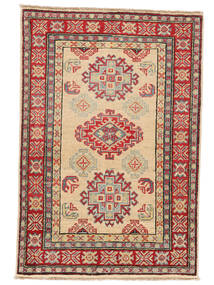 85X125 Kazak Fine Rug Oriental Brown/Orange (Wool, Afghanistan) Carpetvista