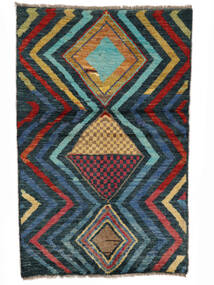  Moroccan Berber - Afghanistan 87X141 Wool Rug Black/Brown Small 