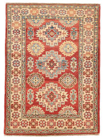 85X115 Kazak Fine Rug Oriental Brown/Dark Red (Wool, Afghanistan) Carpetvista