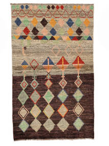 87X126 Moroccan Berber - Afghanistan Rug Modern Brown/Black (Wool, Afghanistan) Carpetvista