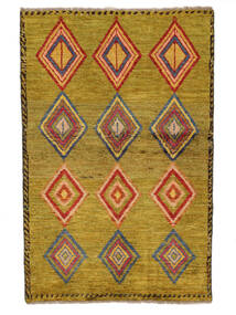 Moroccan Berber - Afghanistan Rug 88X133 Brown/Orange Wool, Afghanistan Carpetvista