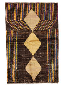 Moroccan Berber - Afghanistan 89X138 Wool Rug Black/Orange Small 