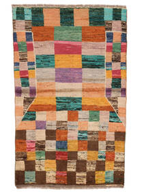  Moroccan Berber - Afghanistan 88X144 Wool Rug Brown/Orange Small 