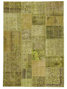 絨毯 Patchwork - Turkiet 170X240 ダークイエロー/深緑色の (ウール, トルコ)