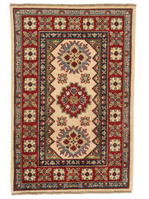  Kazak Fine Rug 83X127 Wool Dark Red/Orange Small Carpetvista
