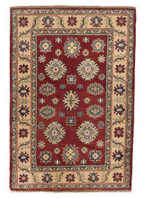 86X125 Kazak Fine Rug Oriental Dark Red/Orange (Wool, Afghanistan) Carpetvista