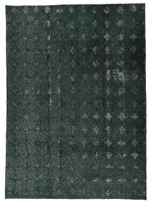 207X284 絨毯 カラード ヴィンテージ モダン ブラック (ウール, トルコ) Carpetvista