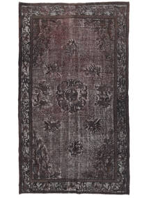 161X277 絨毯 Colored Vintage - Turkiet モダン ブラック/ダークレッド (ウール, トルコ) Carpetvista