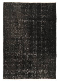 192X280 絨毯 Colored Vintage - Turkiet モダン ブラック (ウール, トルコ) Carpetvista