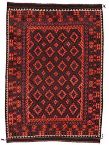 201X290 Kelim Maimane Teppe Orientalsk Svart/Mørk Rød (Ull, Afghanistan) Carpetvista
