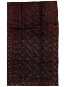194X323 絨毯 バルーチ オリエンタル ブラック (ウール, アフガニスタン) Carpetvista