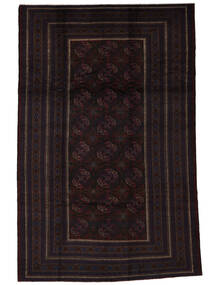 190X300 絨毯 バルーチ オリエンタル ブラック (ウール, アフガニスタン) Carpetvista
